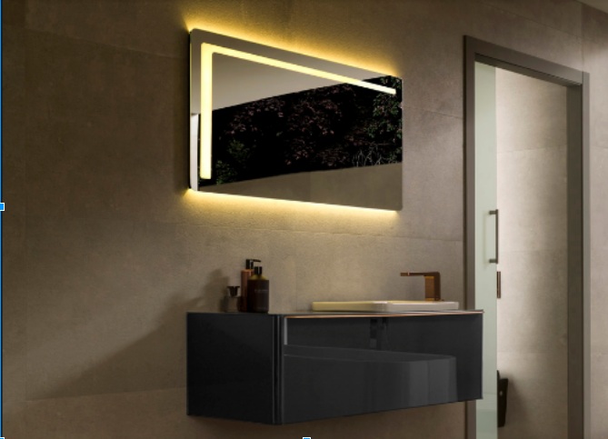 Espelho com Led E Bluetooth Porcelanosa